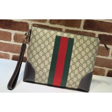 Gucci Web GG Pouch Bag 523603 GG Beige