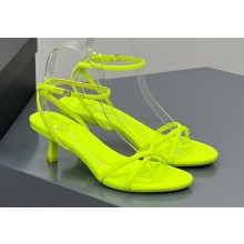 Alexander Wang Heel 5.5cm DAHLIA Sandals Satin Yellow 2023