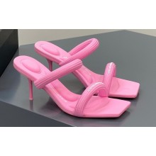 Alexander Wang Heel 7.5cm Julie Sandals In PADDED NYLON Pink 2023