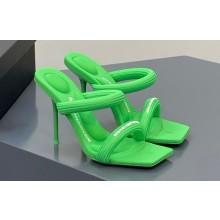 Alexander Wang Heel 10.5cm Julie Sandals In PADDED NYLON Green 2023