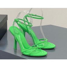 Alexander Wang Heel 10.5cm DAHLIA Sandals Satin Green 2023