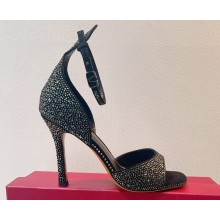 Valentino Suede Tan-Go sandals with Crystals 16 2023