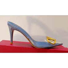 Valentino PVC VLogo Signature mules in transparent polymer material 06 2023