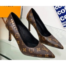 Louis Vuitton Heel 8.5cm Signature Pumps in Monogram Canvas 2023