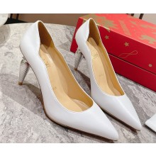 Christian Louboutin Heel 8.5cm/10cm/12cm Lipchick Pumps White