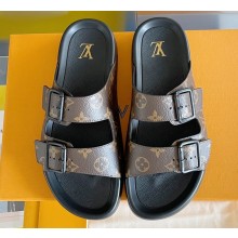 Louis Vuitton Bom Dia Flat Mules with Two buckles 06 2023