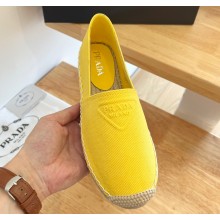 Prada Cotton drill Espadrilles Fabric Yellow 2023