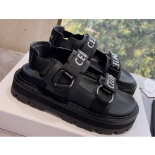 Celine Bulky Outdoor Sandals In Calfskin Black 2023