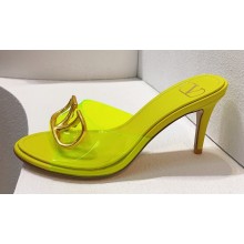 Valentino PVC VLogo Signature mules Sandals in transparent polymer material 06 2023