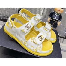 Chanel CC Logo Beach Sandals G35927 25 2023