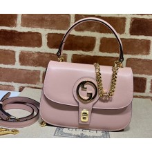 Gucci Blondie top-handle bag 735101 in Leather Light Pink 2023