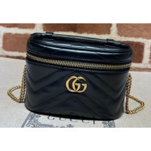 Gucci GG Marmont mini shoulder bag 699515 Black 2023
