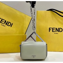 Fendi leather Nano Bag F bag Light Green 2023