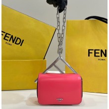 Fendi leather Nano Bag F bag Pink 2023
