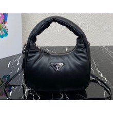 Prada Soft padded nappa leather mini-bag 1BA384 Black 2023