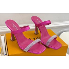 Louis Vuitton Heel 9.5cm Strass Sparkle Mules 02 2023