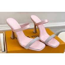 Louis Vuitton Heel 9.5cm Strass Sparkle Mules 04 2023