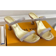 Louis Vuitton Heel 6.5cm Strass Sparkle Mules 06 2023