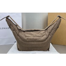 Lemaire Nylon Canvas Soft Game Bag Brown