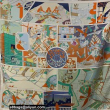 Hermes square silk Scarf 90x90cm 18 2023