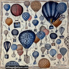 Louis Vuitton square silk Scarf 90x90cm 05 2023