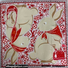 Louis Vuitton square silk Scarf 90x90cm 07 2023