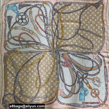 Louis Vuitton square silk Scarf 90x90cm 08 2023
