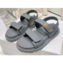 Dior Lambskin DiorAct Sandals Gray 2023