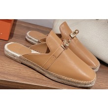 Hermes Feria espadrille Mules Brown 2023