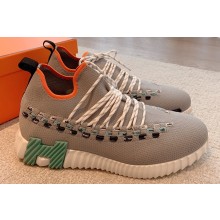 Hermes knit with braided Bolduc Flex Women/Men sneakers 02 2023