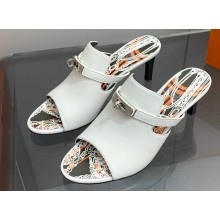 Hermes Heel 7cm Cute sandals White 2023