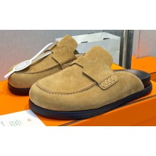 Hermes Go Women/Men mules in suede calfskin 04 2023