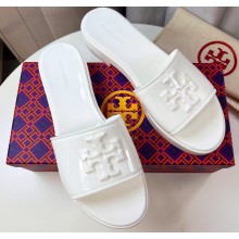 Cheap Sale Tory Burch ELEANOR JELLY SLIDE Sandals White 2023