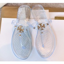 Cheap Sale Tory Burch MINI MILLER JELLY THONG Sandals 08 2023