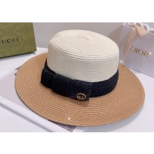 Gucci Staw Hat with Bow 2023