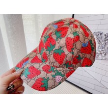 Gucci Strawberry Print Baseball Cap/Hat 2023