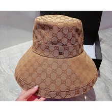 Gucci GG canvas wide brim hat Beige 2023