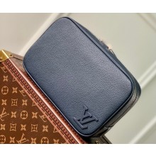 Louis Vuitton LV Aerogram cowhide leather Toilet Pouch Bag M20912 Blue