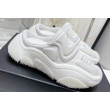 Alexander Wang AW VORTEX Women/Men MULEs IN LYCRA White 2023