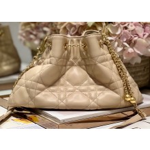 Dior Medium Ammi Bag in Supple Macrocannage Lambskin Beige 2023