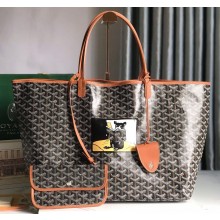 Goyard Hulot Print Saint Louis Claire-Voie PM/GM Tote Bag Brown