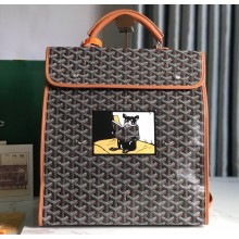 Goyard Hulot Print Saint Leger Backpack Bag Brown