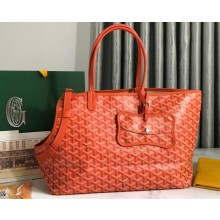 Goyard Chien Gris Pet Tote Bag Orange