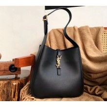 Saint Laurent le 5 à 7 soft small Bag in smooth leather 713938 Black
