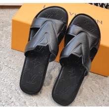 Louis Vuitton LV Oasis Mules Leather Black 2023