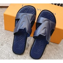 Louis Vuitton LV Oasis Mules Leather Blue 2023