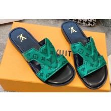 Louis Vuitton LV Oasis Mules Monogram Green 2023