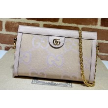 Gucci Ophidia jumbo GG small shoulder bag 503877 Pink 2023