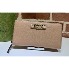 Gucci Zip wallet with Interlocking G python bow 750458 Beige 2023