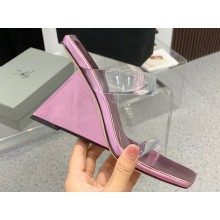 Giuseppe Zanotti Heel 8.5cm Florance Plexi PVC Mules 07 2023